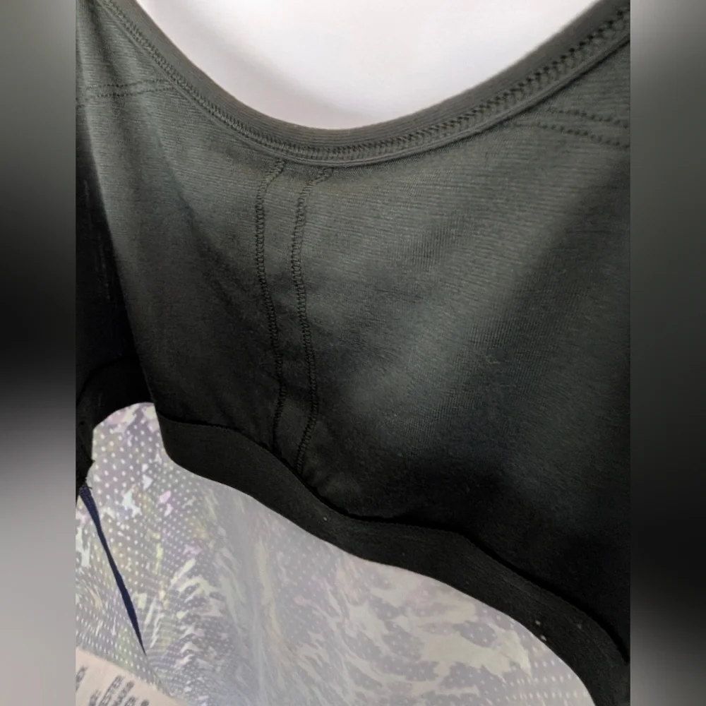 Lululemon Power Y Tank Top 2 Floral Sport White Gator Green Yoga Athletic